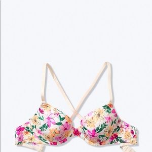 Victoria’s Secret PINK Floral Push Up Bra 34C